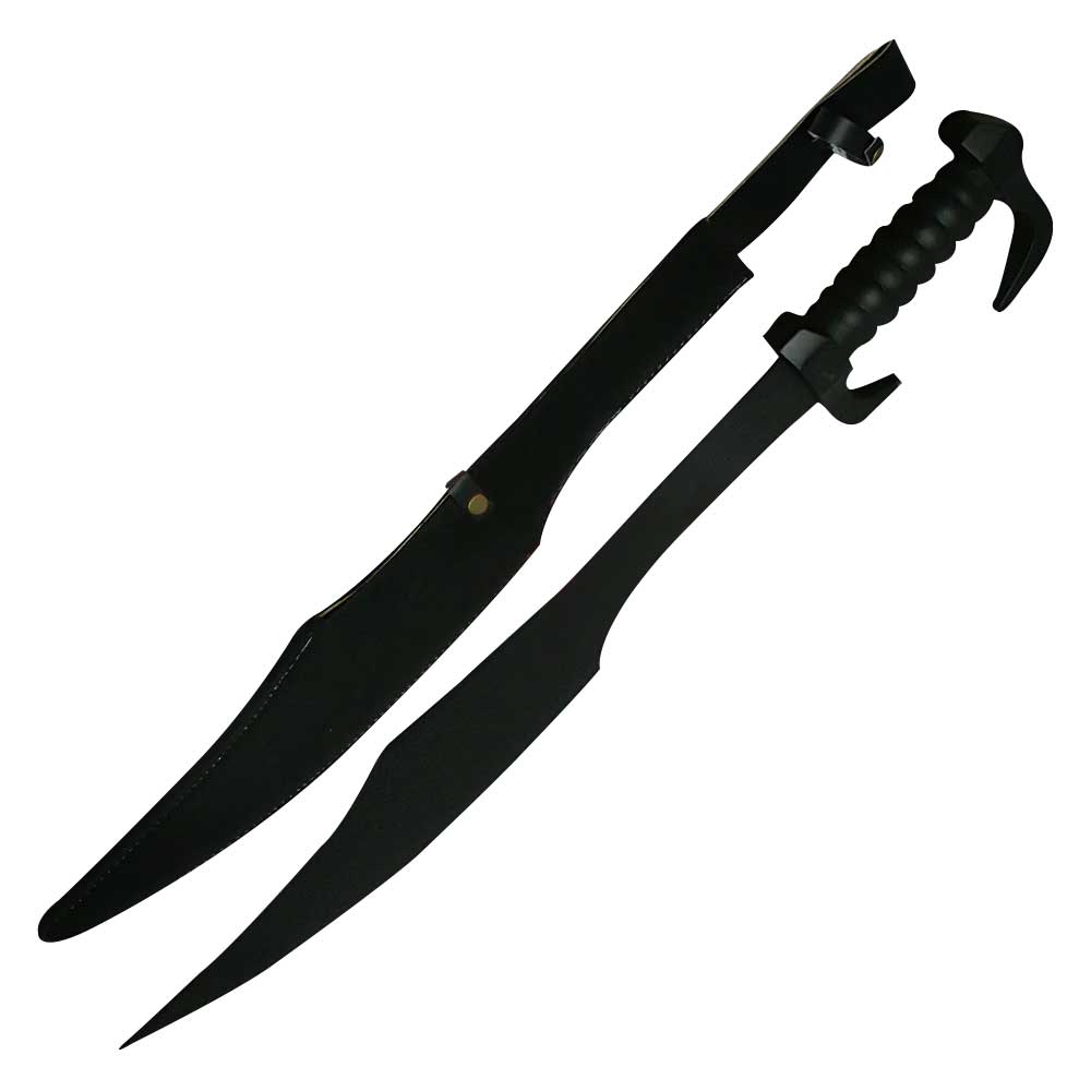 Spartan Warrior King Leonidas Sword With Scabbard - Tophatter's Army Products & Self Defense Collectible Weapons - Tophatter Daily Deals